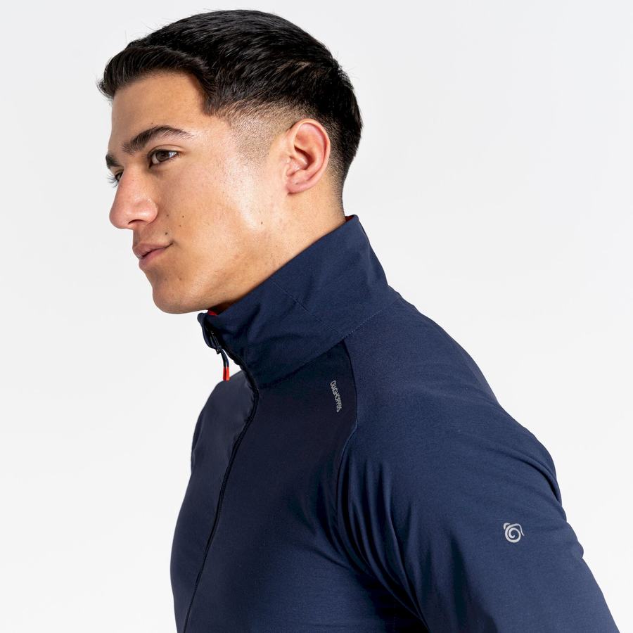 Chaquetas Craghoppers NosiLife Active Hombre Azules Azul Marino Azules | RTX2793CY