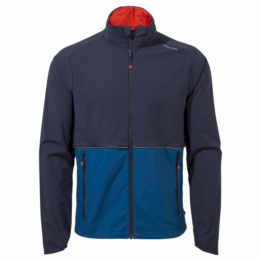 Chaquetas Craghoppers NosiLife Active Hombre Azules Azul Marino Azules | RTX2793CY