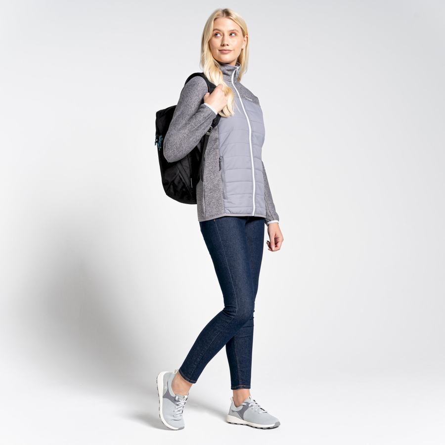 Chaquetas Craghoppers Regina Híbrido Mujer Grises | FZW9526GH