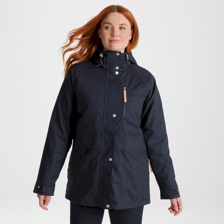 Chaquetas Craghoppers Saltaire 3 In 1 Mujer Azul Marino | XIY3758NN