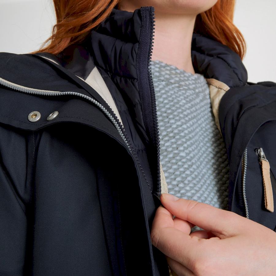 Chaquetas Craghoppers Saltaire 3 In 1 Mujer Azul Marino | XIY3758NN