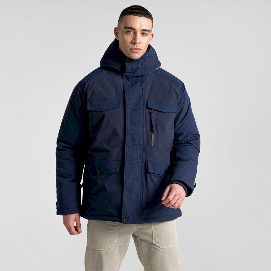 Chaquetas Craghoppers Sinclair Insulated Hombre Azules Azul Marino | OUX497JZ