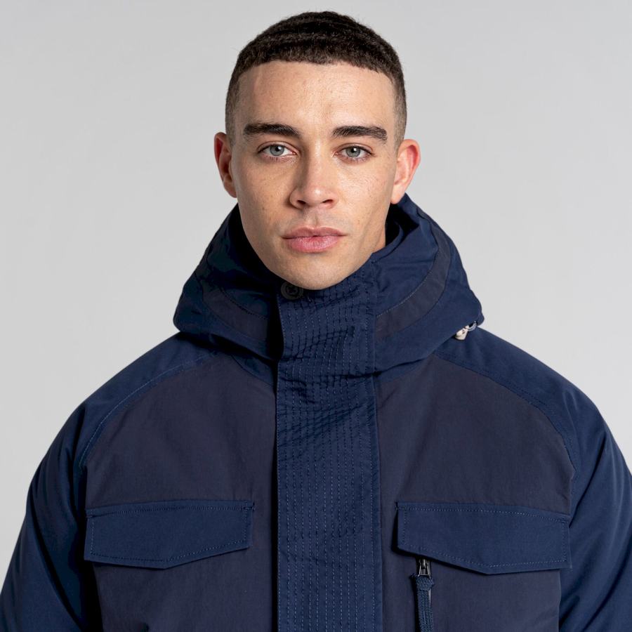 Chaquetas Craghoppers Sinclair Insulated Hombre Azules Azul Marino | OUX497JZ