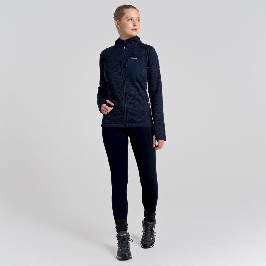 Chaquetas Craghoppers Trina Encapuchado Mujer Azules Azul Marino | ICA9983DG