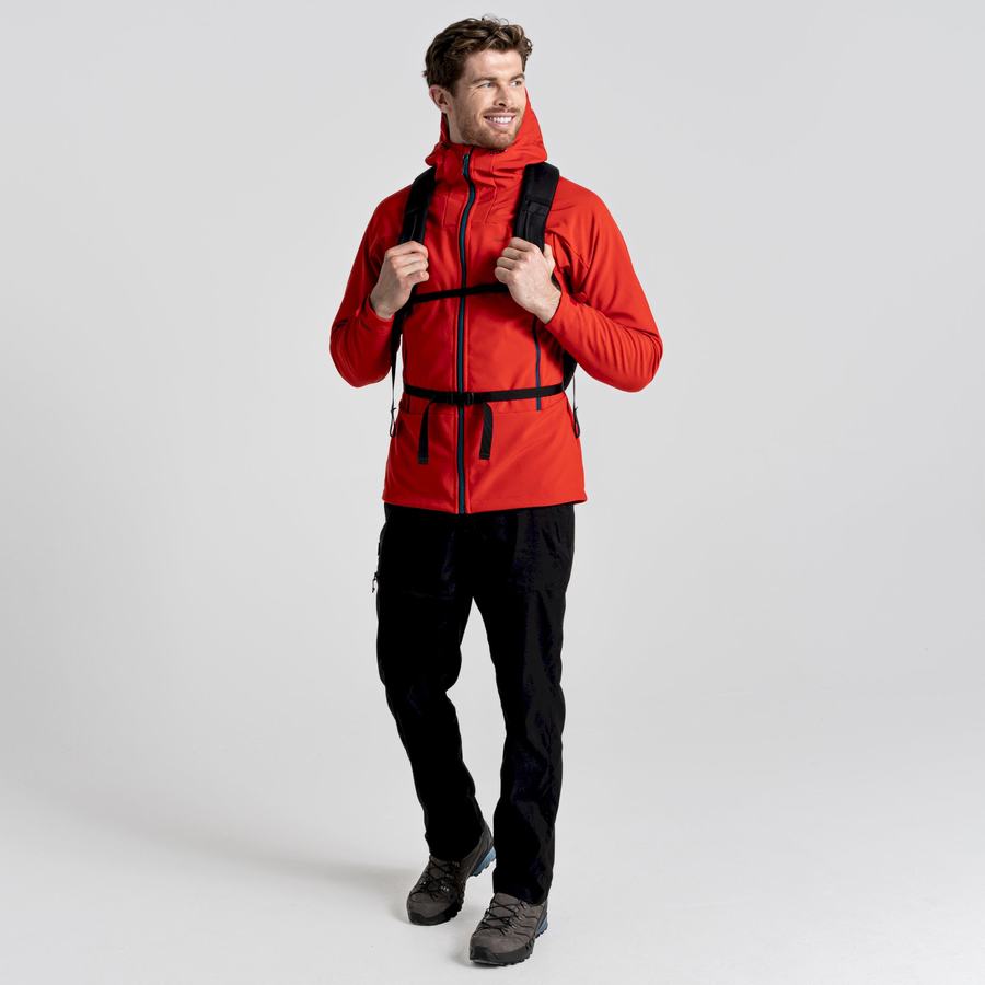 Chaquetas Craghoppers Tripp Encapuchado Hombre Rojos | FIB7581XC