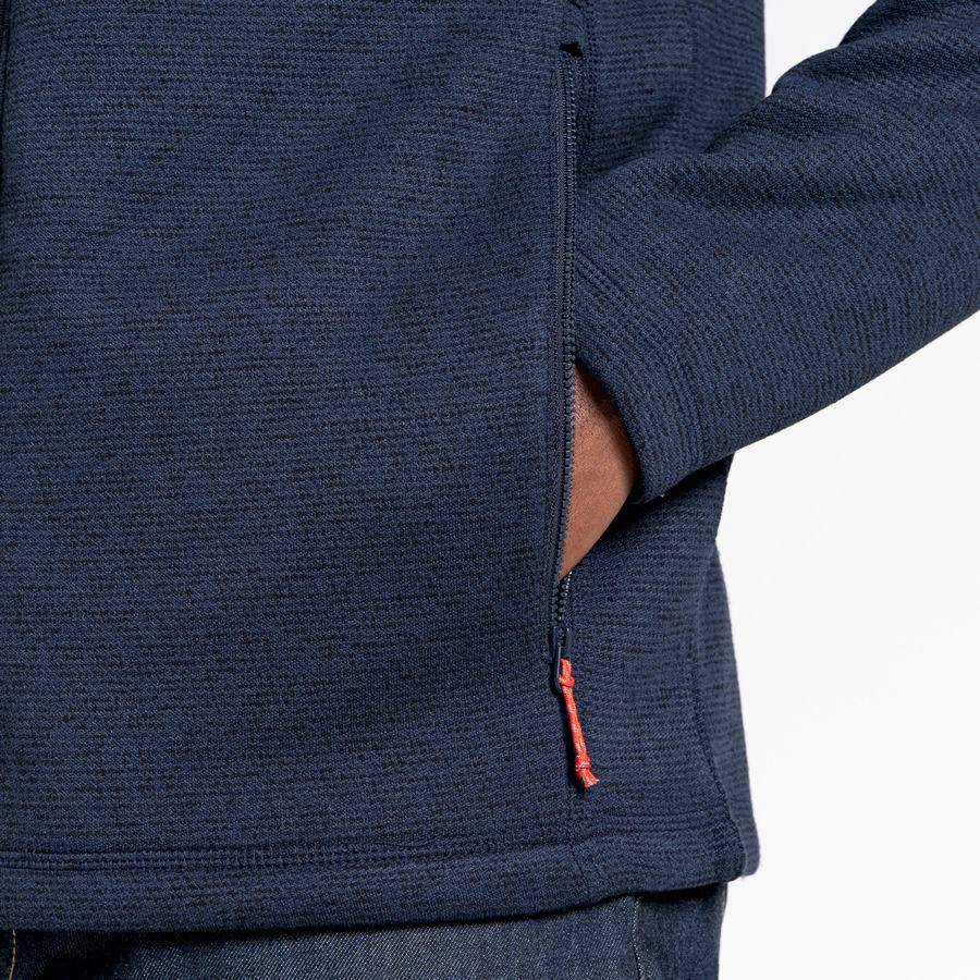 Jerséis Craghoppers Brayden Encapuchado Hombre Azules Azul Marino | VQE4974XU
