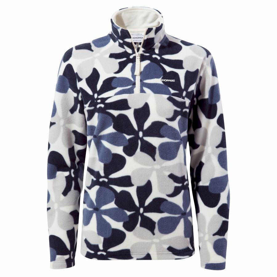 Jerséis Craghoppers Cabrillo Half Zip Mujer Azules Azul Marino | CIJ423DB