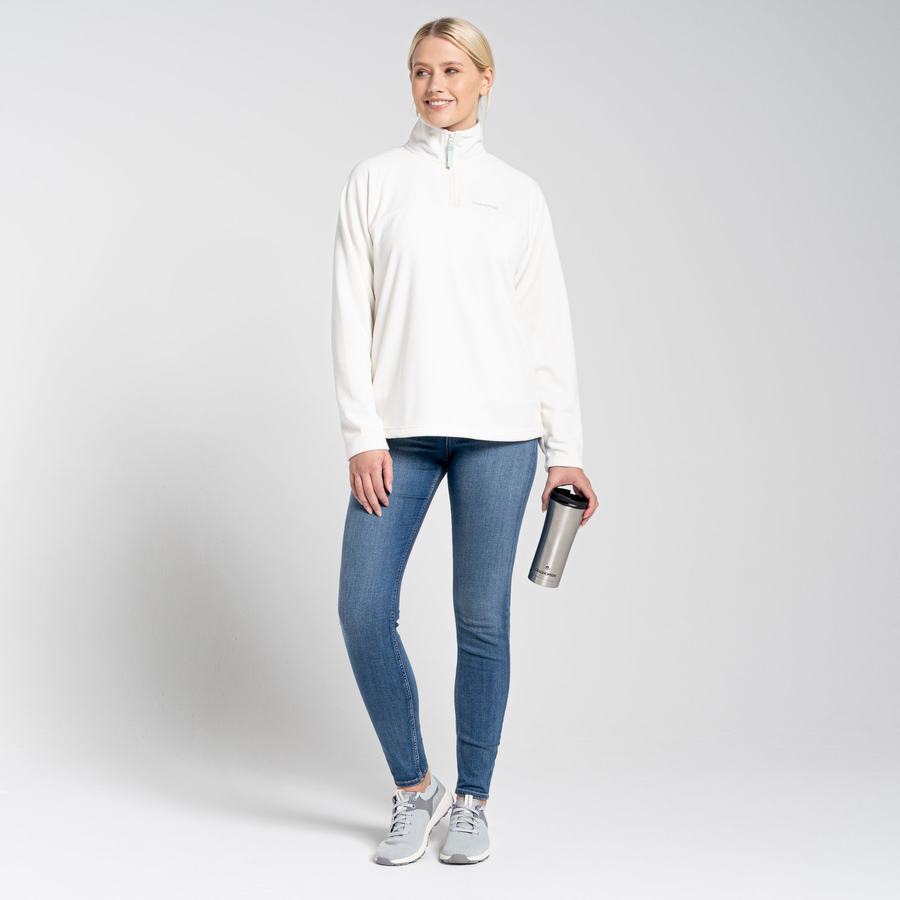 Jerséis Craghoppers Cabrillo Half Zip Mujer Azules Claro | HTU2815DQ