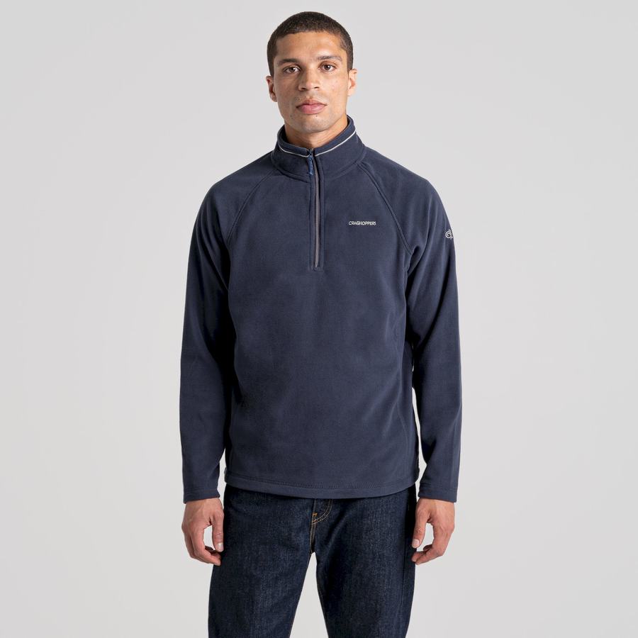 Jerséis Craghoppers Corey Half Zip Hombre Azul Marino Azules | BZY3912YS