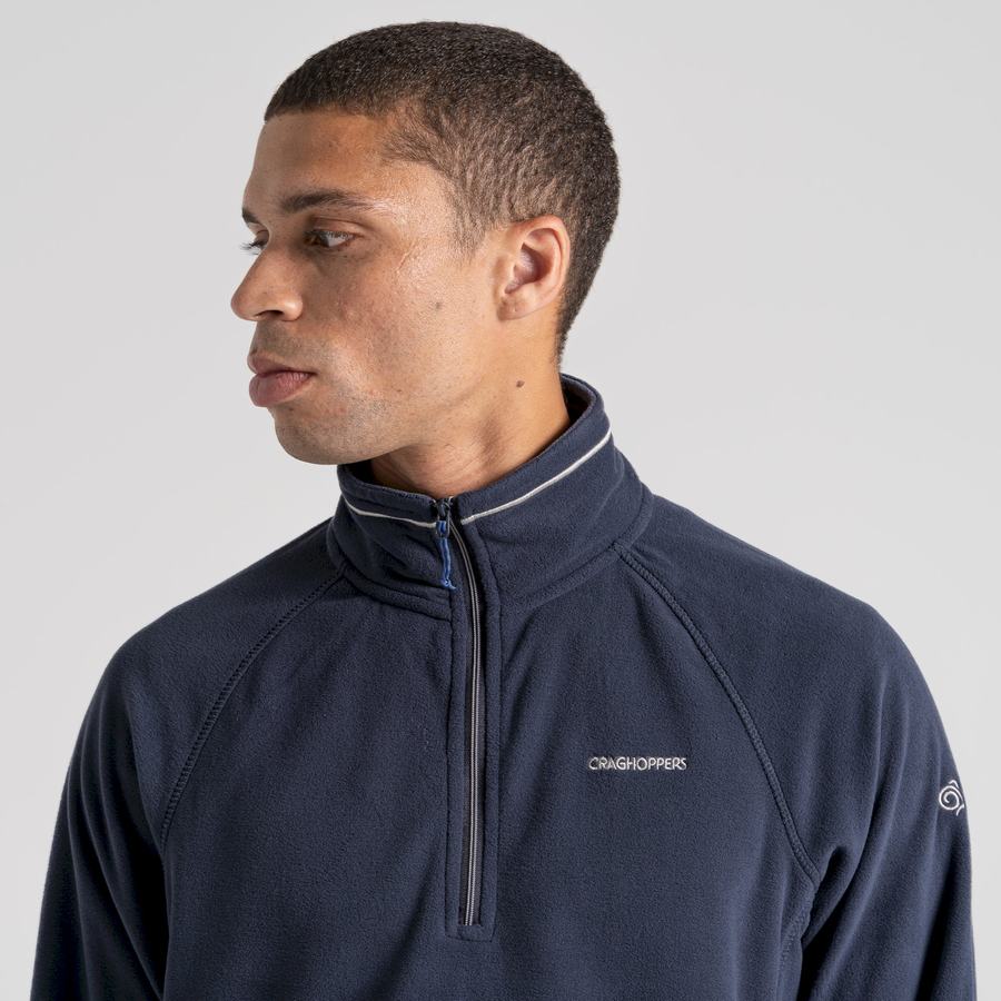 Jerséis Craghoppers Corey Half Zip Hombre Azul Marino Azules | BZY3912YS