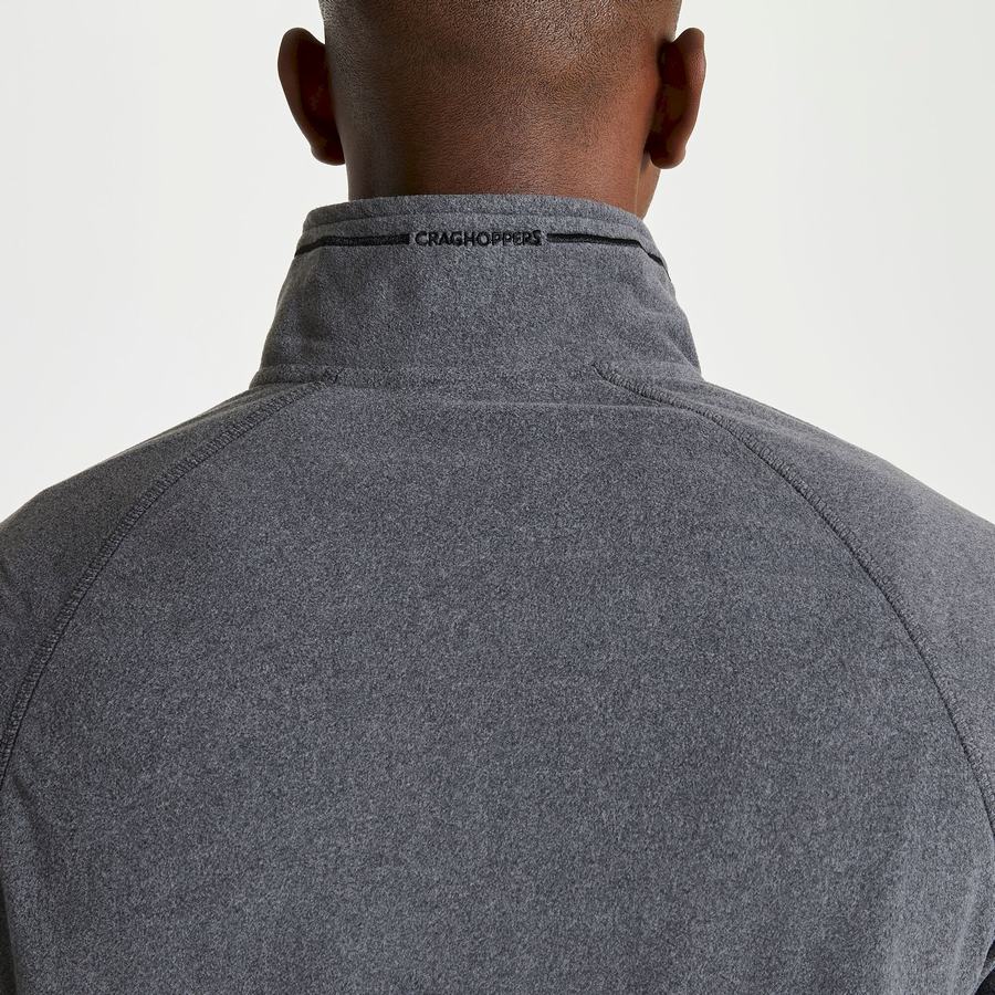 Jerséis Craghoppers Corey Half Zip Hombre Negros | SRZ2269UX
