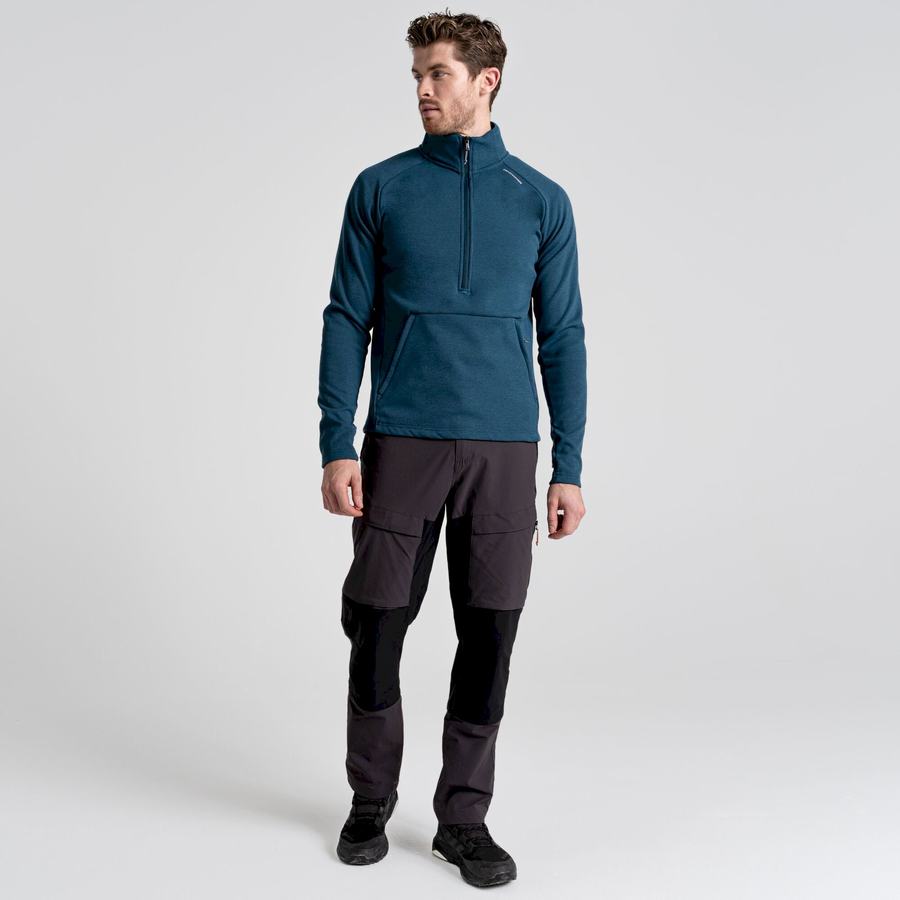 Jerséis Craghoppers Dynamic Pro Half Zip Hombre Azules Oscuro | SVF1923CD