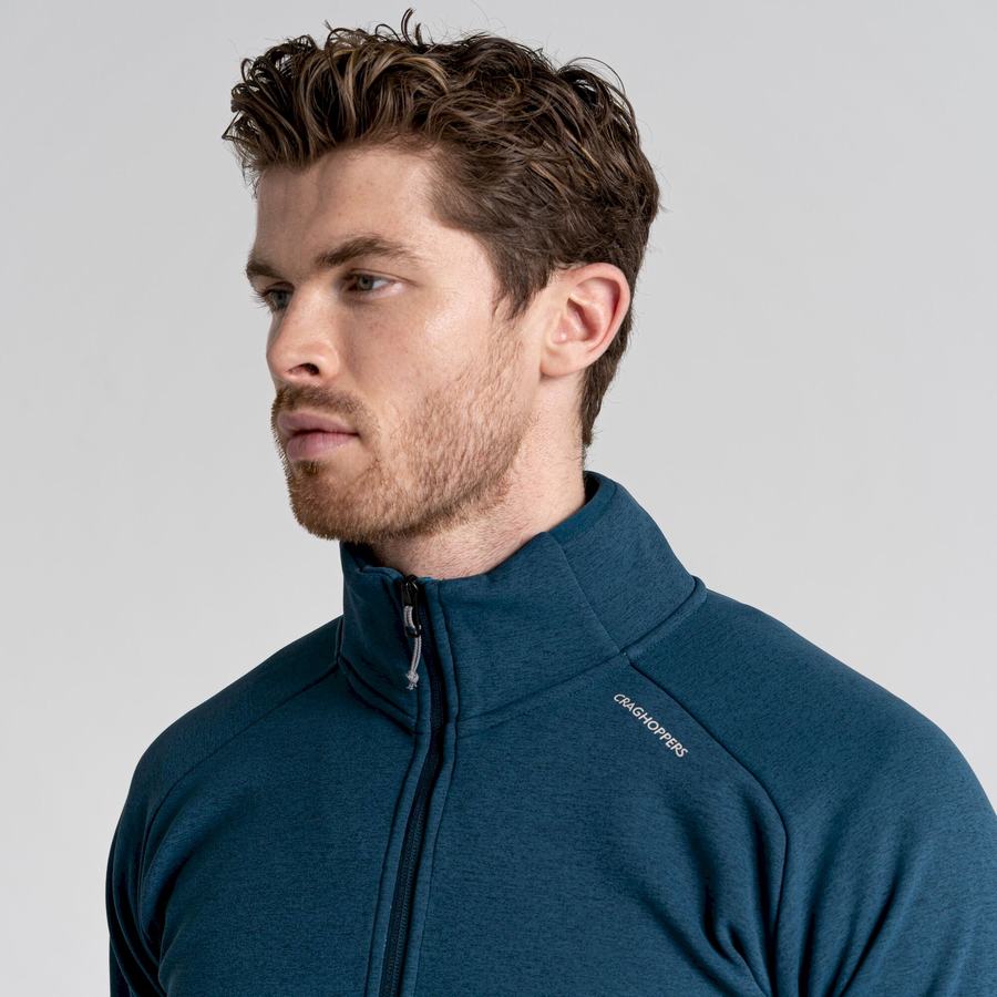 Jerséis Craghoppers Dynamic Pro Half Zip Hombre Azules Oscuro | SVF1923CD