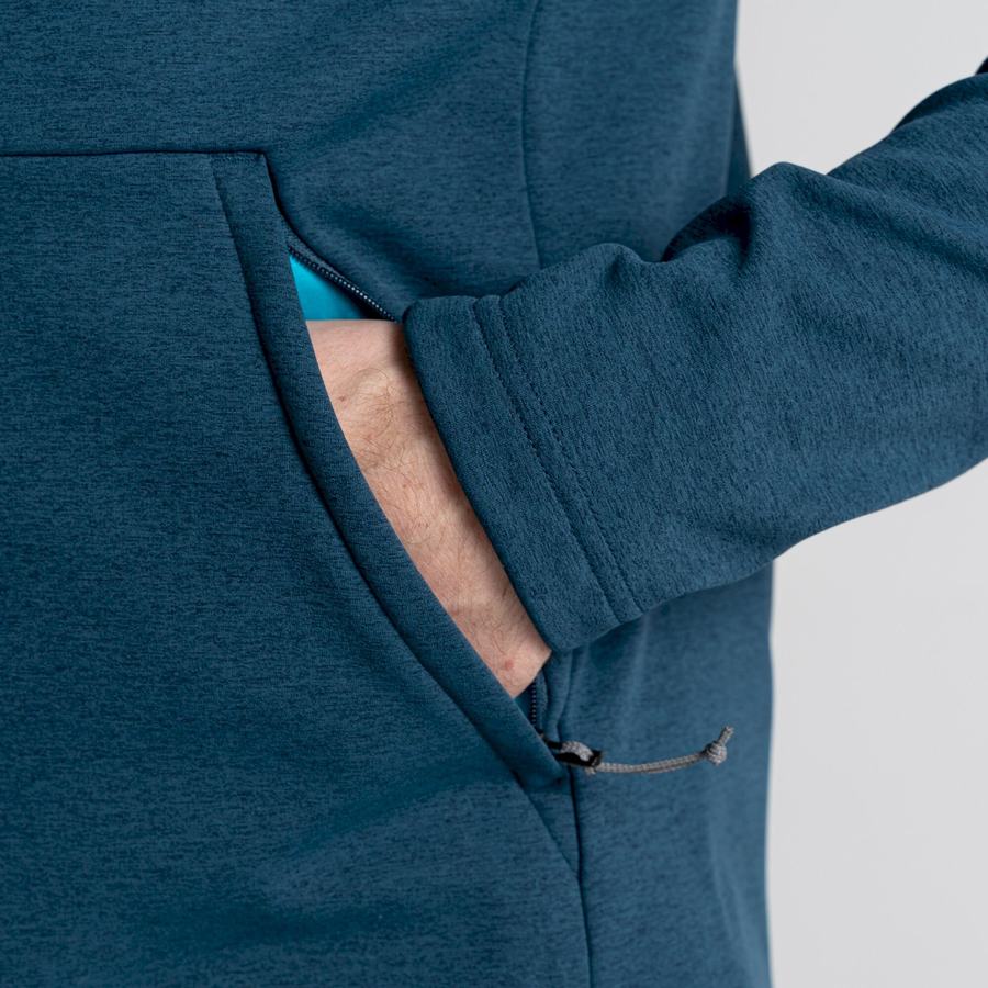 Jerséis Craghoppers Dynamic Pro Half Zip Hombre Azules Oscuro | SVF1923CD