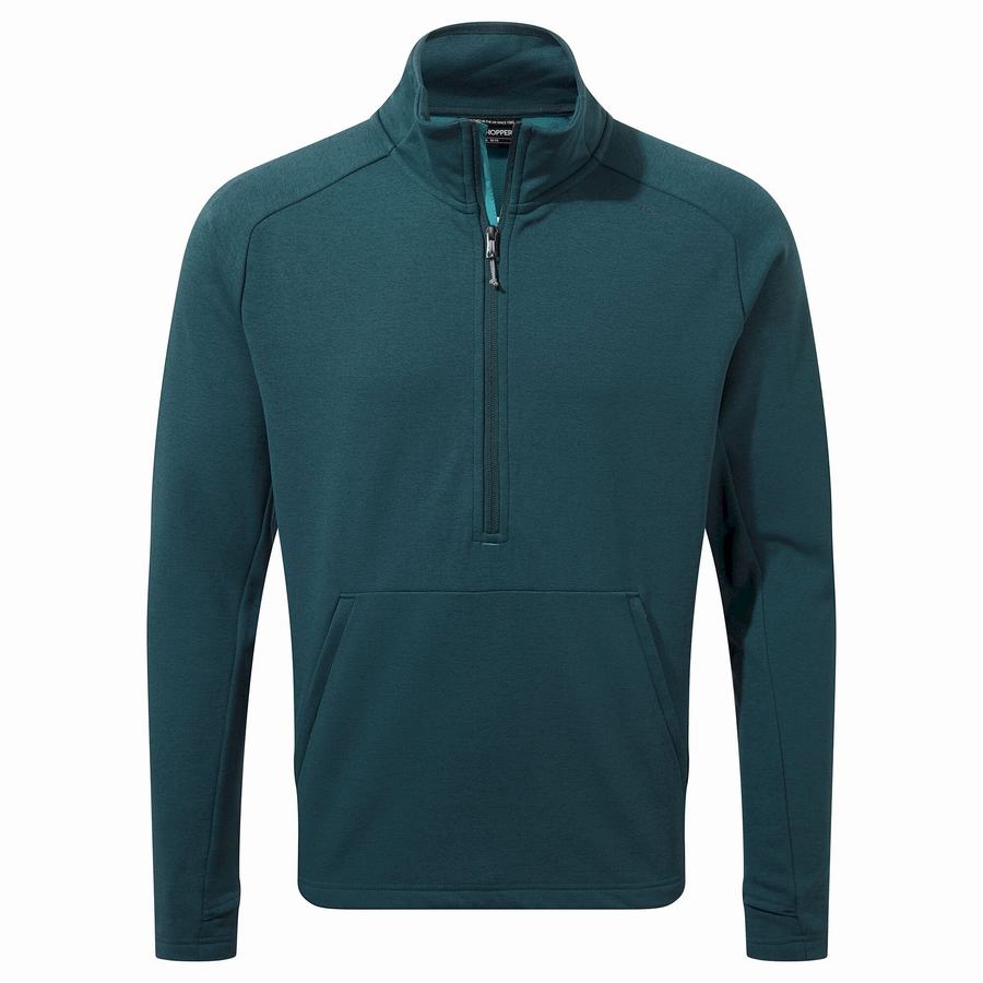 Jerséis Craghoppers Dynamic Pro Half Zip Hombre Azules Oscuro | SVF1923CD