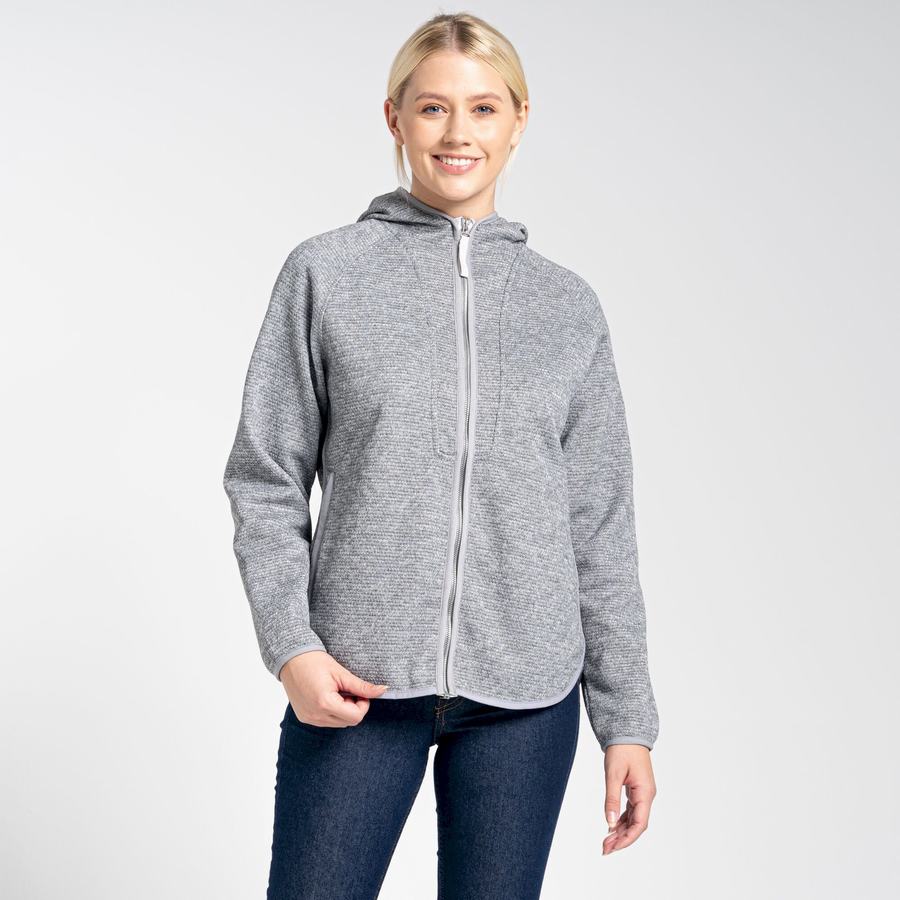 Jerséis Craghoppers Elena Encapuchado Mujer Grises | NOD3459UK