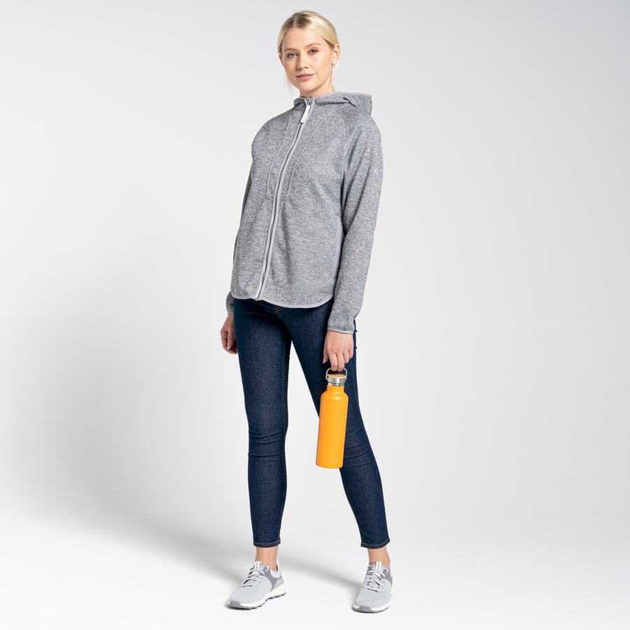 Jerséis Craghoppers Elena Encapuchado Mujer Grises | NOD3459UK