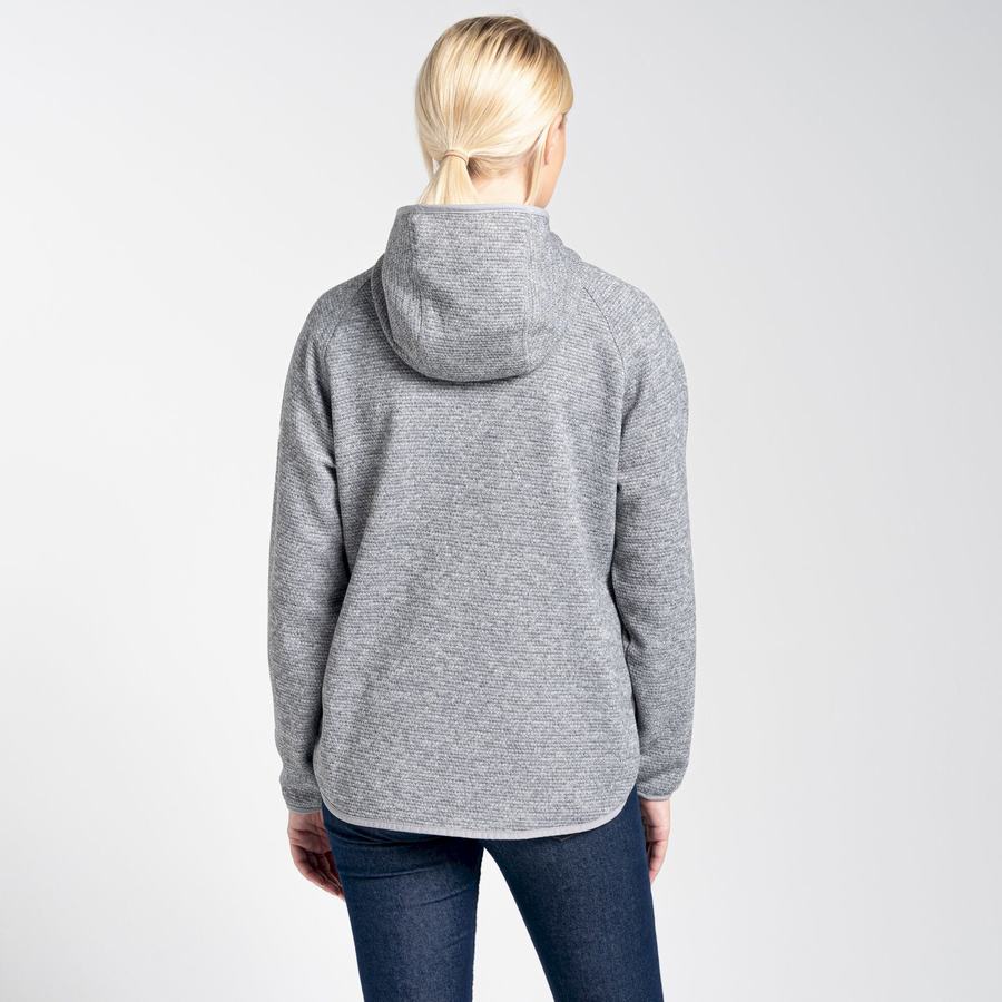 Jerséis Craghoppers Elena Encapuchado Mujer Grises | NOD3459UK