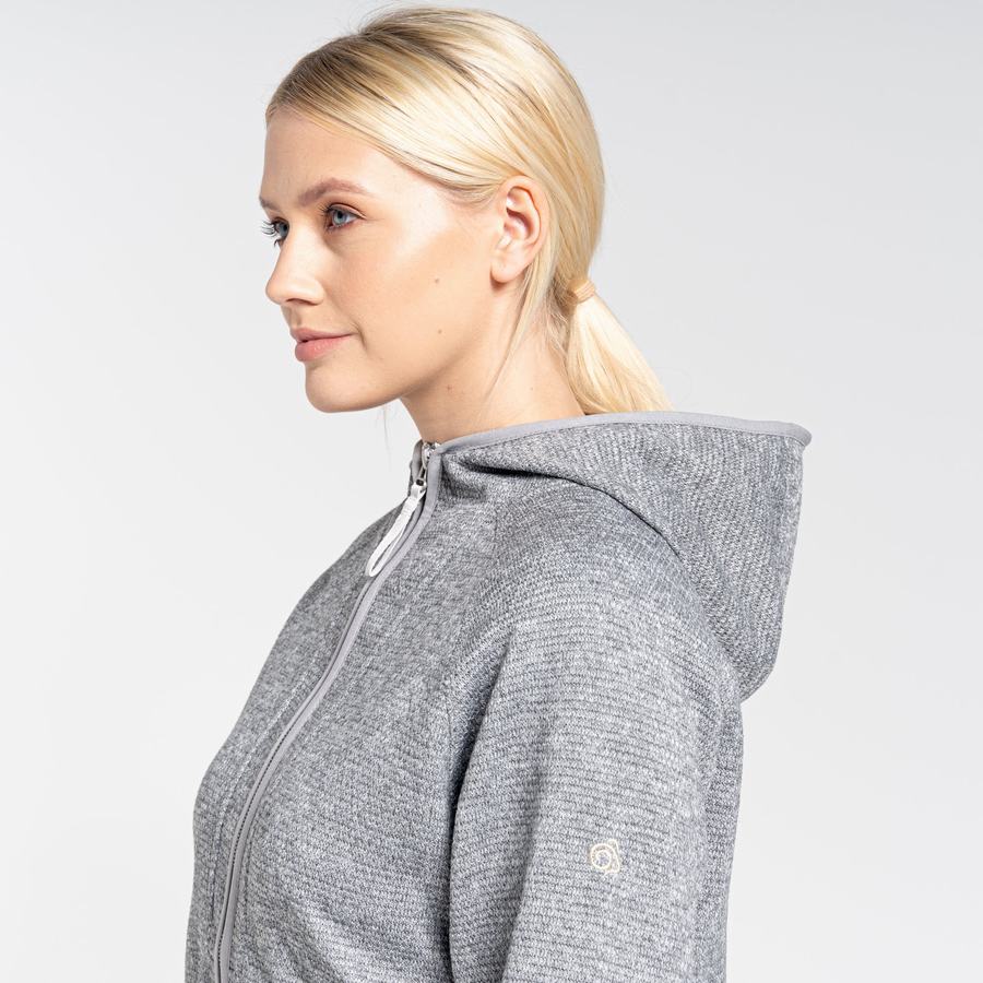 Jerséis Craghoppers Elena Encapuchado Mujer Grises | NOD3459UK