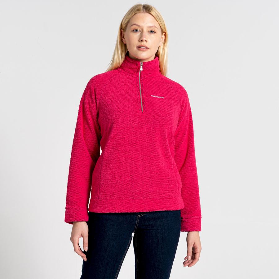 Jerséis Craghoppers Lilian Half Zip Mujer Morados Flores | RNO6273KX