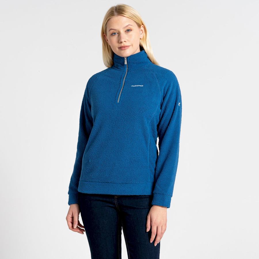 Jerséis Craghoppers Lilian Half Zip Mujer Azules | SYE1344DT