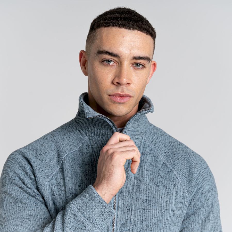 Jerséis Craghoppers Logan Half Zip Hombre Azules | NFO5371XK