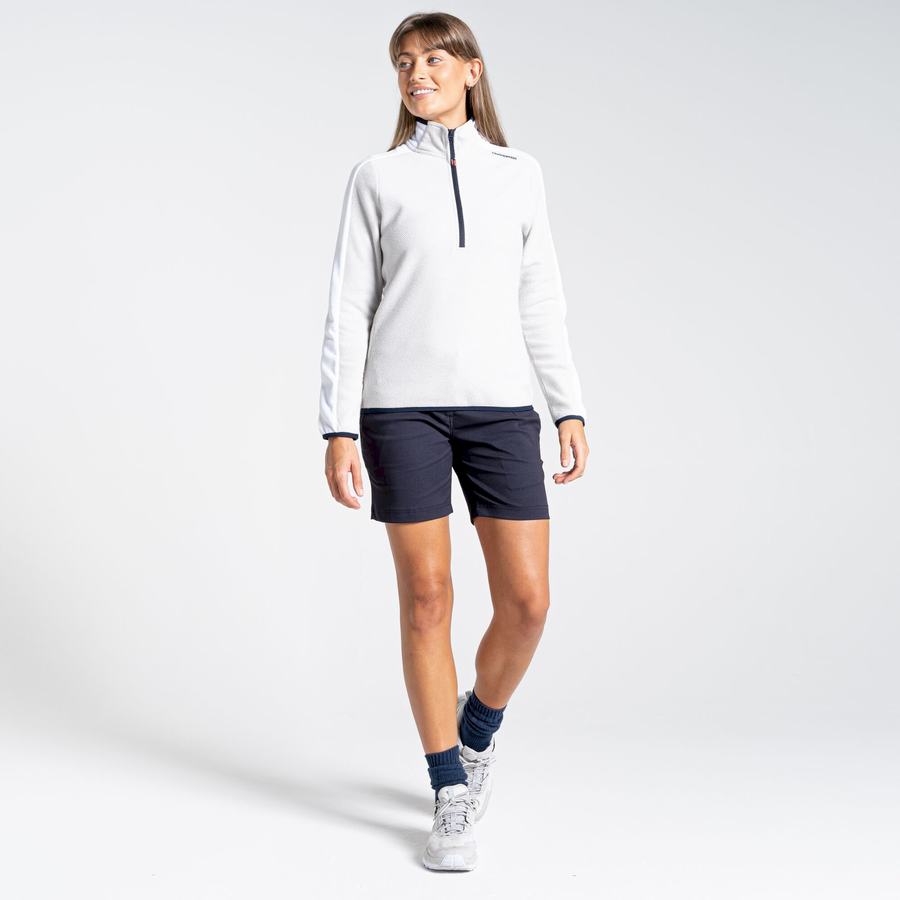 Jerséis Craghoppers Minerva Half Zip Mujer Grises Blancos | MNU3960LP