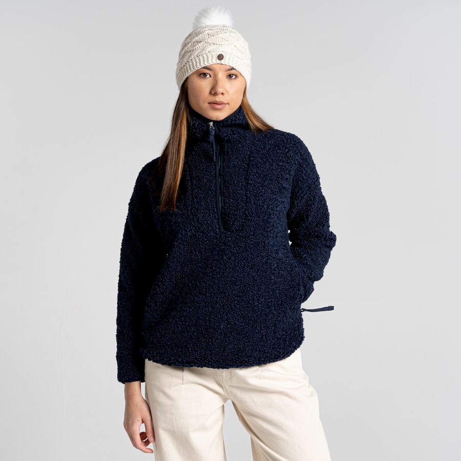 Jerséis Craghoppers Orlena Half Zip Mujer Azules Azul Marino | BDZ8715DL