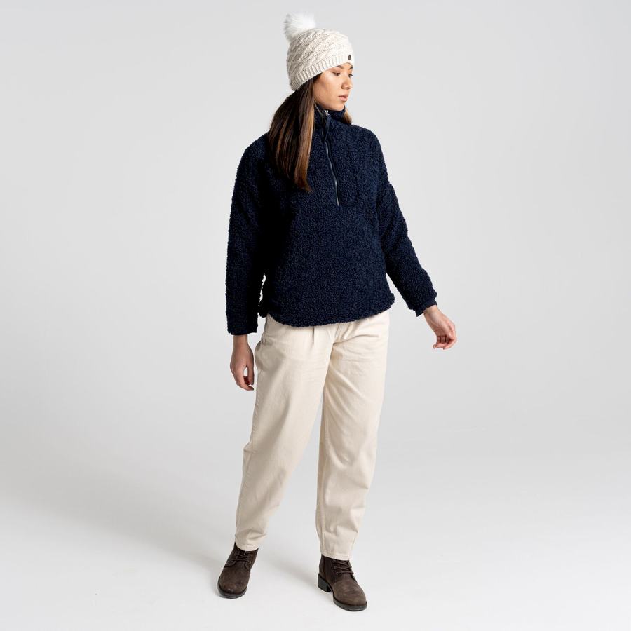 Jerséis Craghoppers Orlena Half Zip Mujer Azules Azul Marino | BDZ8715DL
