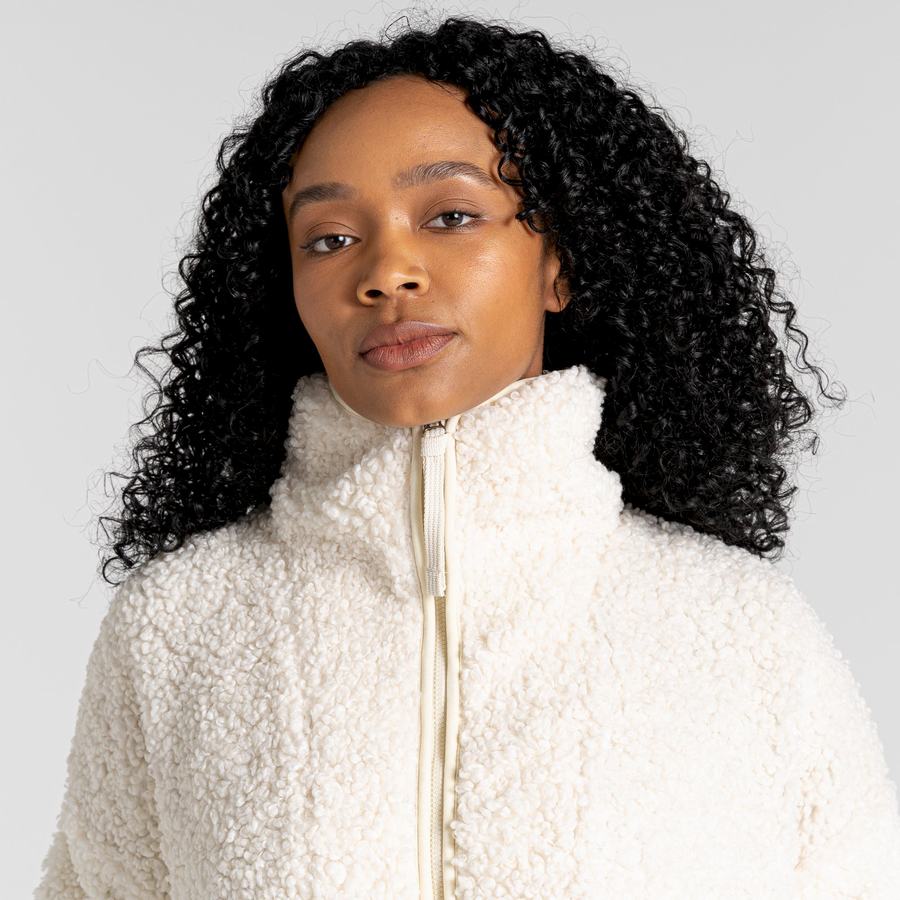 Jerséis Craghoppers Orlena Half Zip Mujer Blancos | EOB9954YT