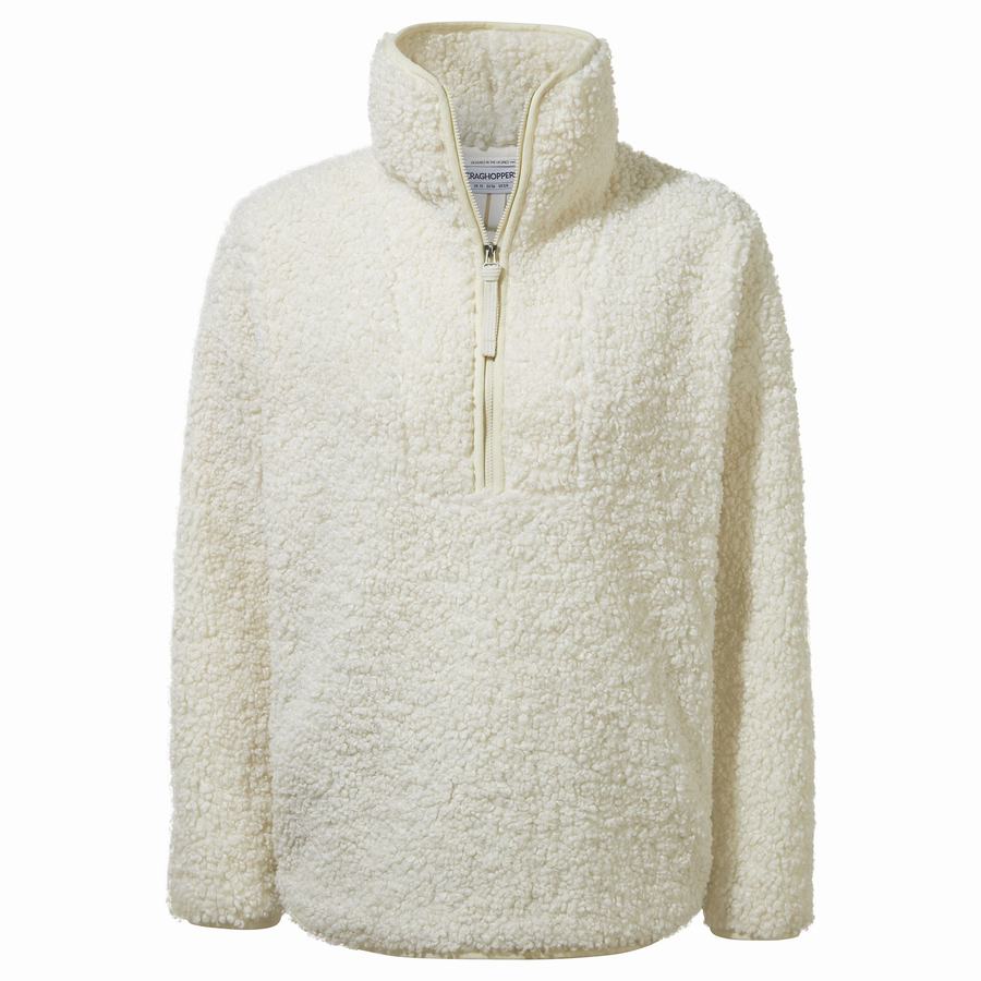 Jerséis Craghoppers Orlena Half Zip Mujer Blancos | EOB9954YT