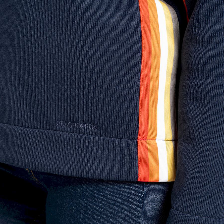 Jerséis Craghoppers Pinalla Half Zip Mujer Azules Azul Marino | QJZ2139PW