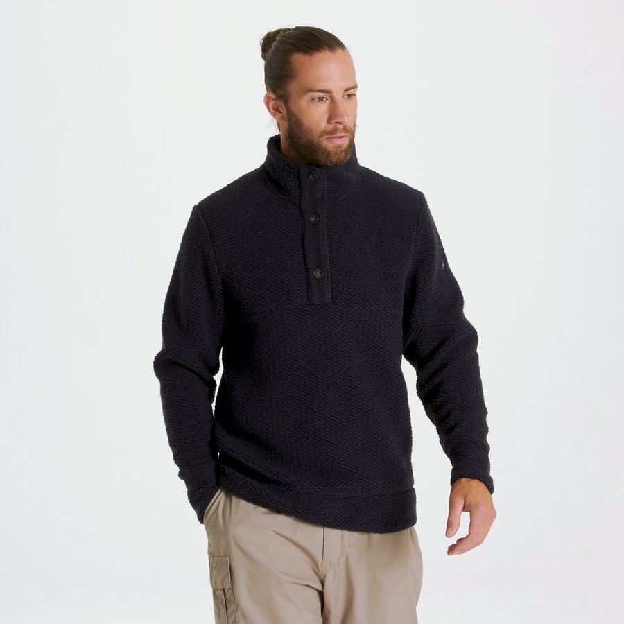 Jerséis Craghoppers Ramsay Overhead Pullover Hombre Azul Marino Azules | JKN9556BZ