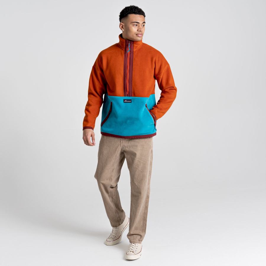 Jerséis Craghoppers Spindle Half Zip Hombre Azules | WIZ9465QA