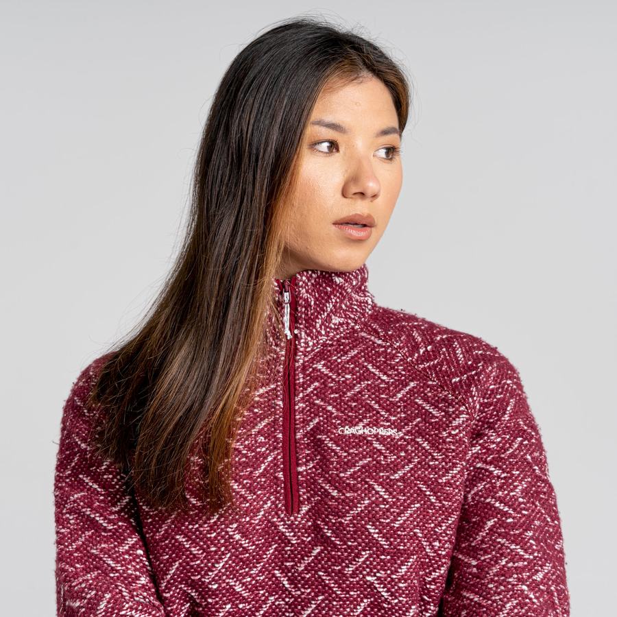 Jerséis Craghoppers Talladale Half Zip Mujer Morados | QKA7984QR