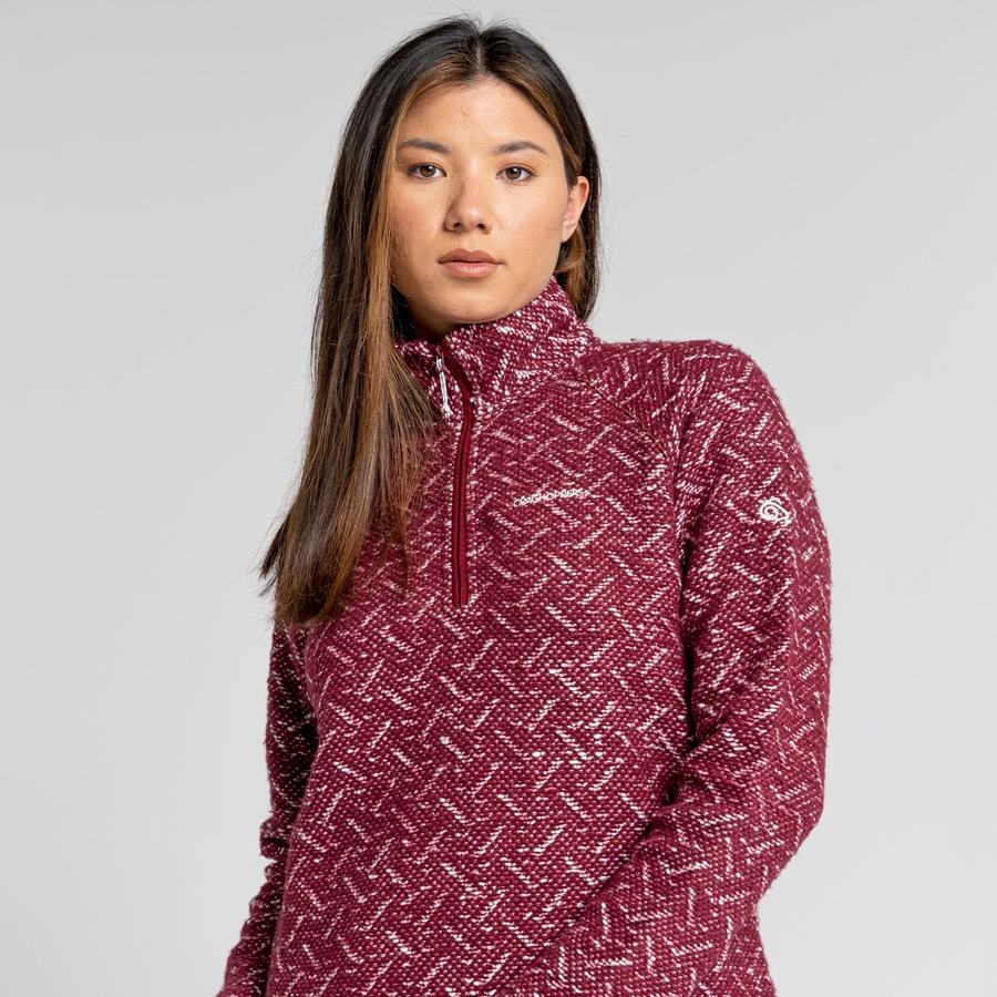 Jerséis Craghoppers Talladale Half Zip Mujer Morados | QKA7984QR