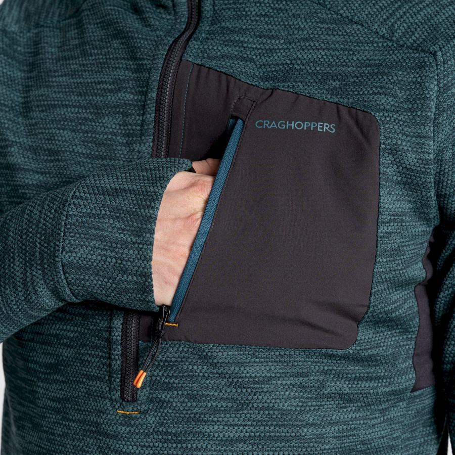 Jerséis Craghoppers Tarbert Half Zip Hombre Verdes | NJP8347AV