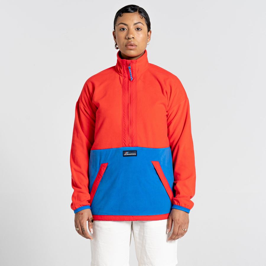 Jerséis Craghoppers Welwood Half Zip Hombre Naranjas Rojos Azules | TGO2223SS