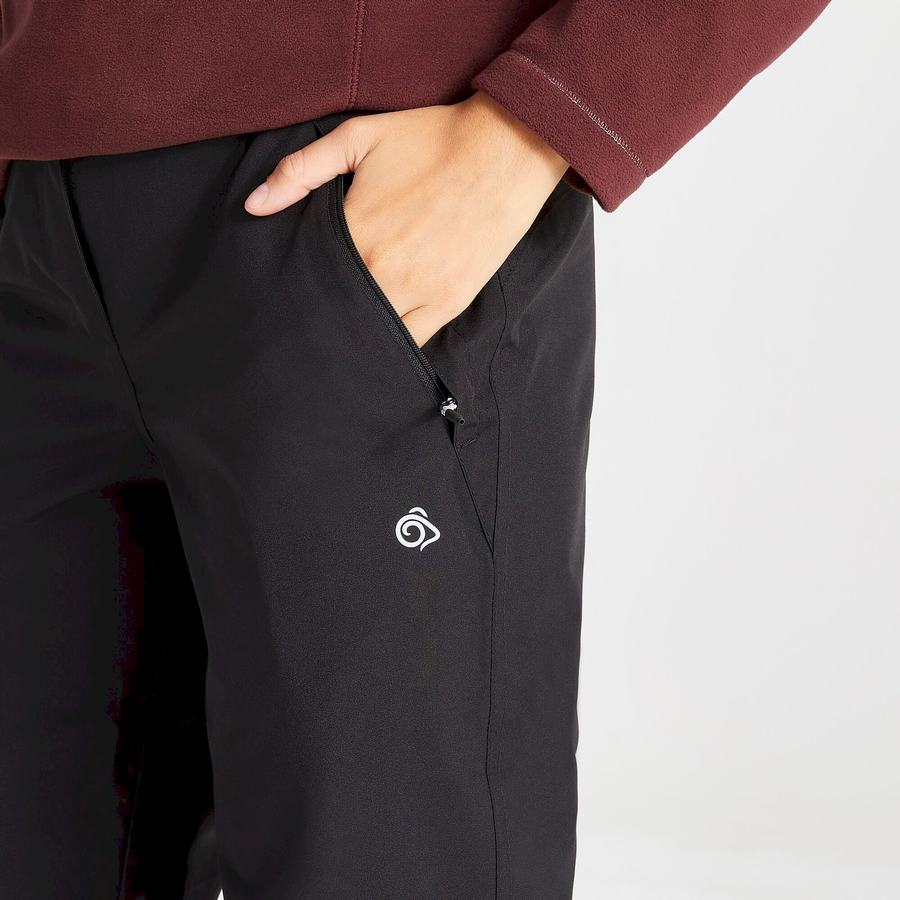 Pantalones Craghoppers Airedale Mujer Negros | VEQ681XA