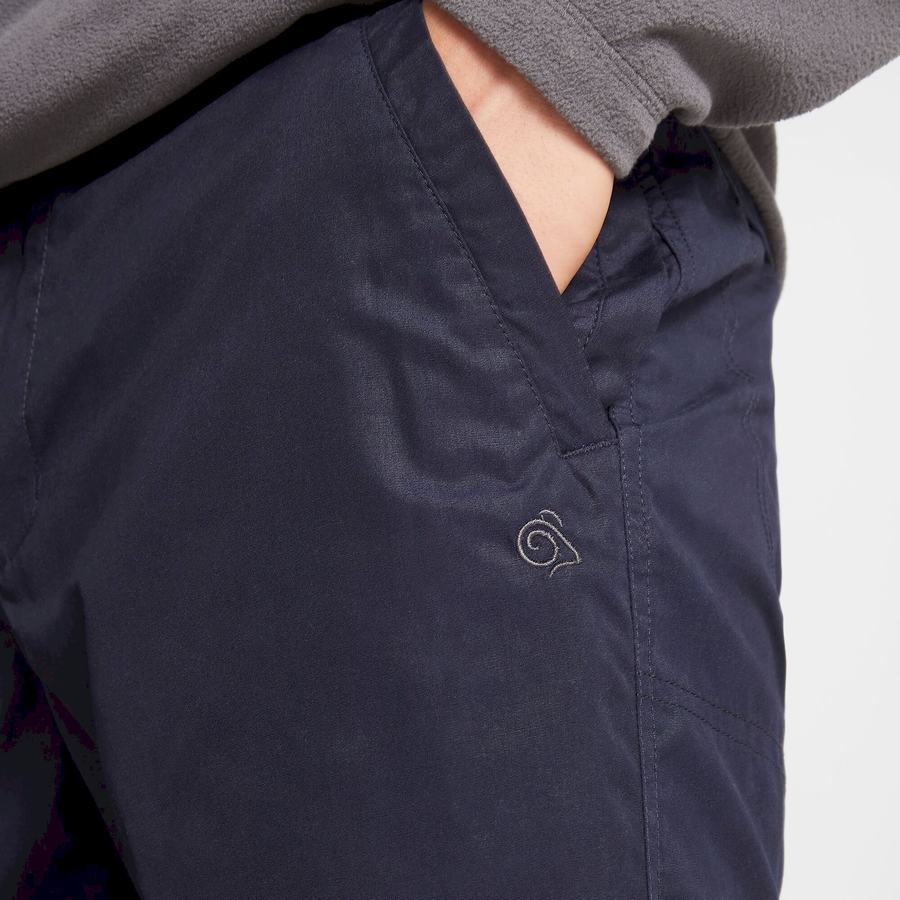Pantalones Craghoppers Expert Kiwi Tailored Hombre Azul Marino | SHC7072JB