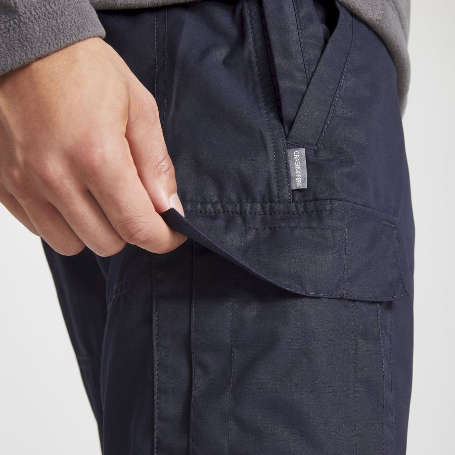 Pantalones Craghoppers Expert Kiwi Tailored Hombre Azul Marino | SNG547YL