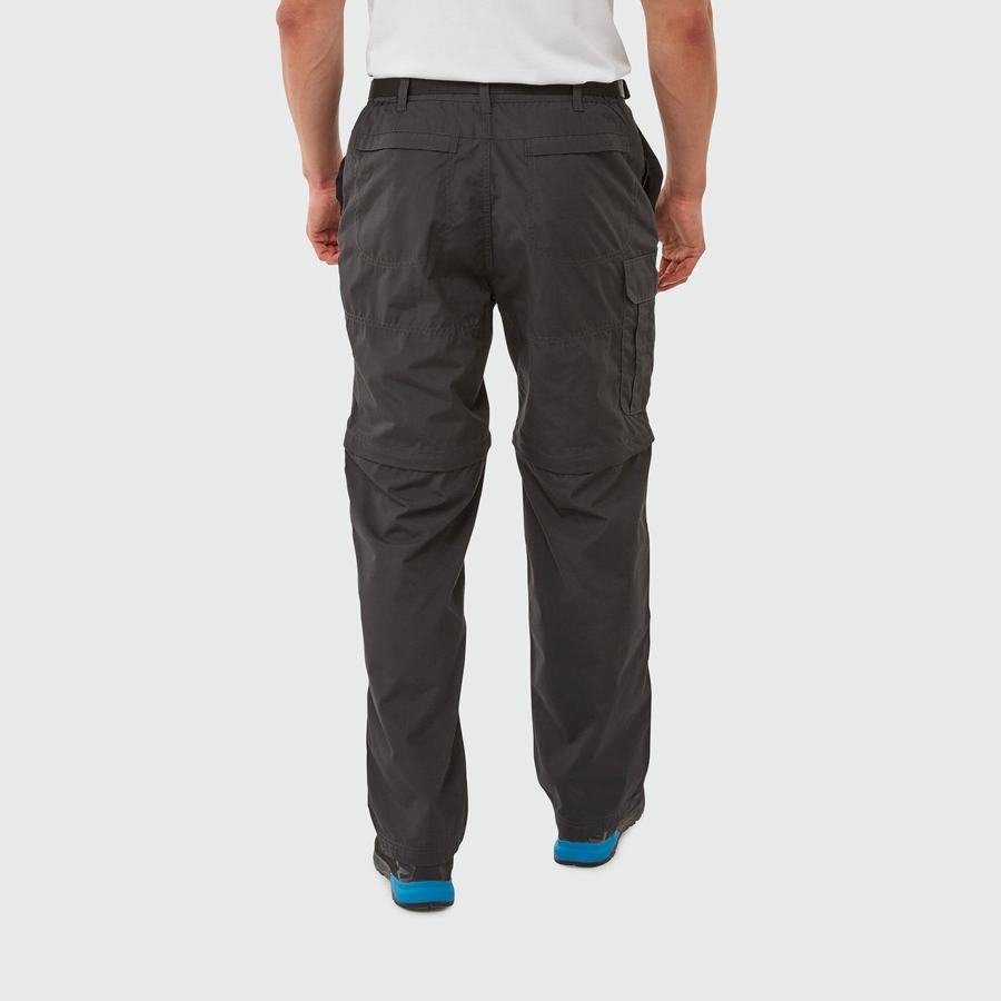 Pantalones Craghoppers Kiwi Hombre Negros | FJO191ZO