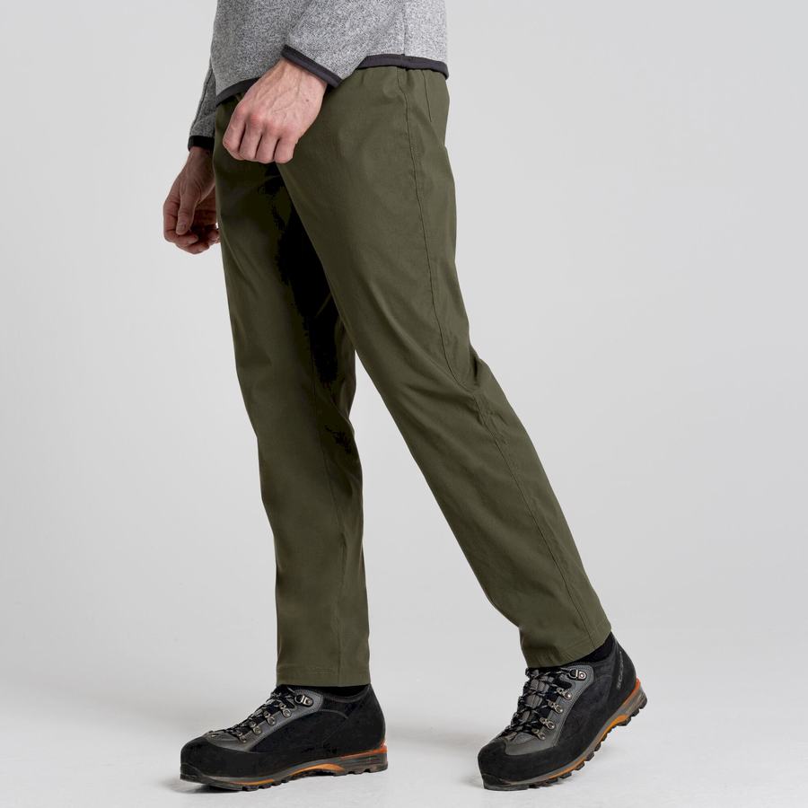 Pantalones Craghoppers Kiwi Pro 5 Pocket Hombre Verdes | RNZ2524IT