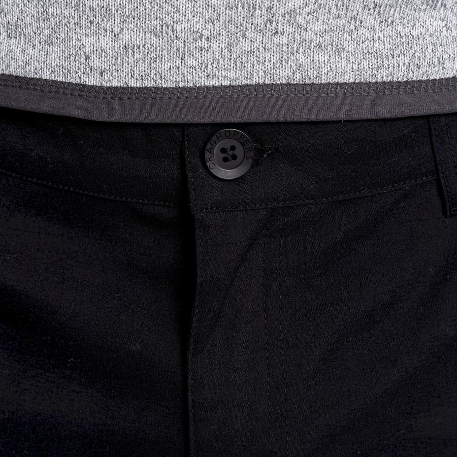 Pantalones Craghoppers Kiwi Pro 5 Pocket Hombre Negros | ZBS9492EW