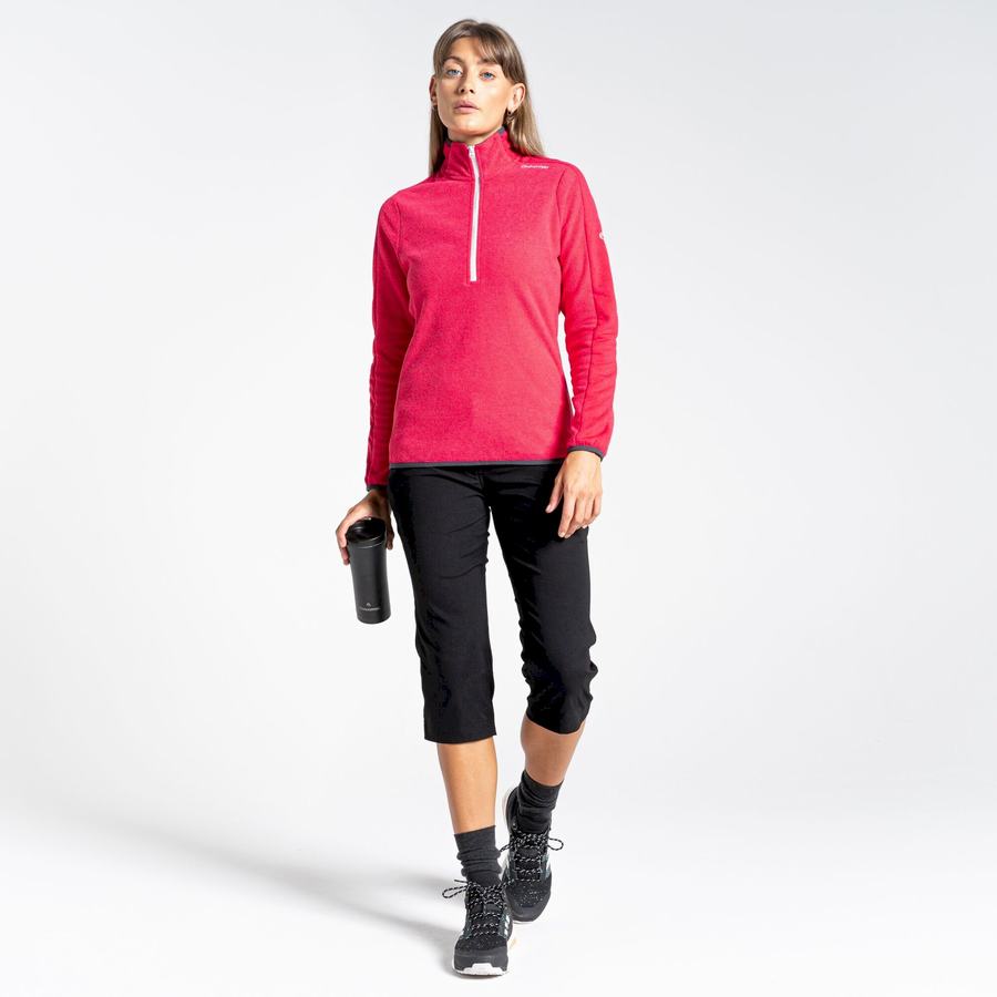 Pantalones Craghoppers Kiwi Pro II Crop Mujer Negros | IJW9153CQ