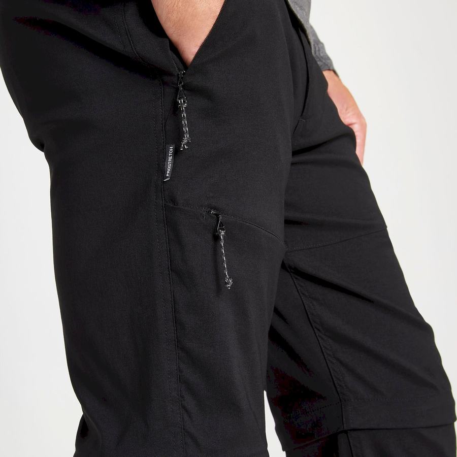 Pantalones Craghoppers Kiwi Pro II Hombre Negros | WEI4971QD