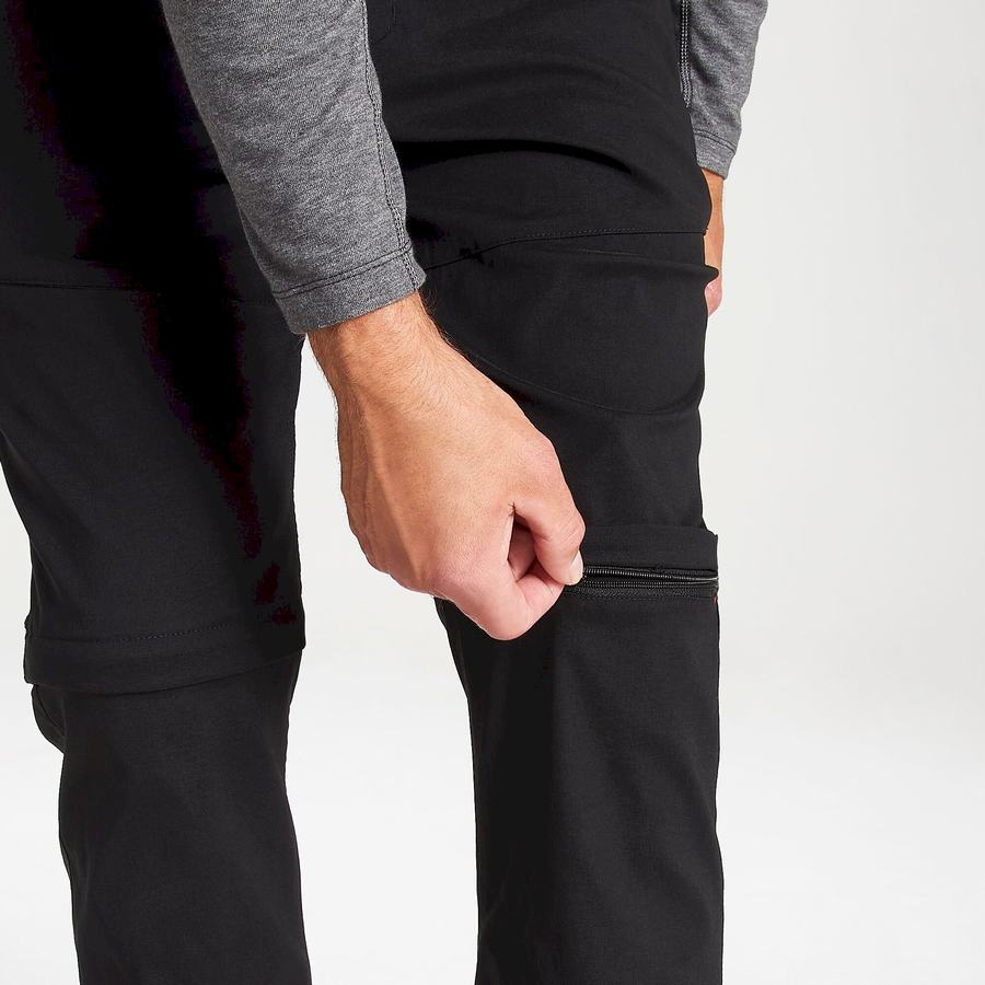 Pantalones Craghoppers Kiwi Pro II Hombre Negros | WEI4971QD