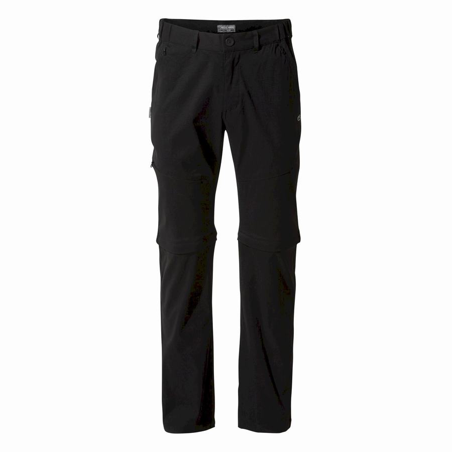 Pantalones Craghoppers Kiwi Pro II Hombre Negros | WEI4971QD