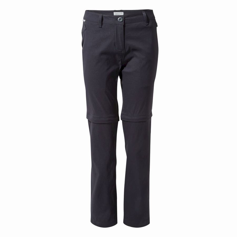 Pantalones Craghoppers Kiwi Pro II Mujer Azul Marino | UCY246NM