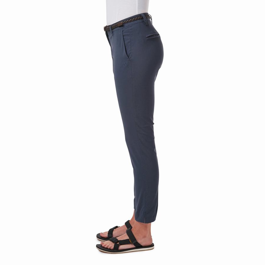 Pantalones Craghoppers NosiLife Briar Mujer Azul Marino | HWM9758YI